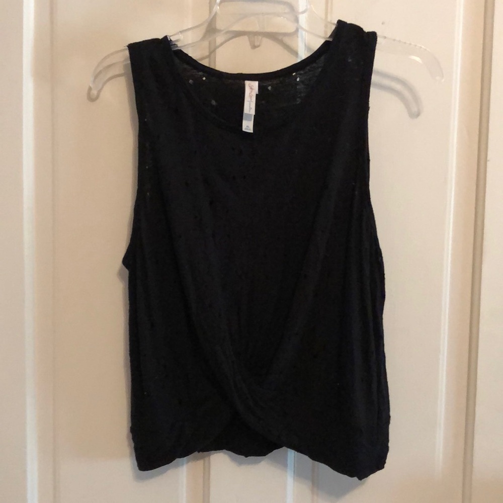 Aeropostale tank top with twisted bottom